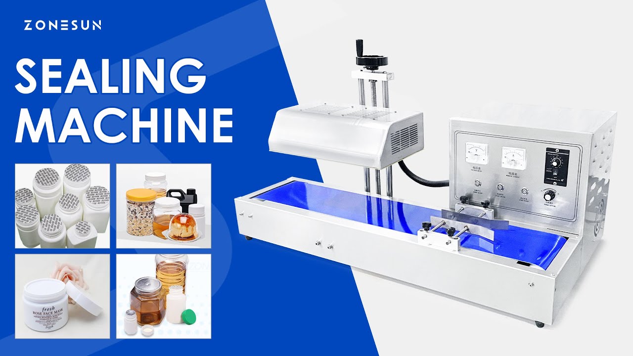 ZONESUN ZS-FK3000 Induction Sealing Machine | High-Speed Conveyor