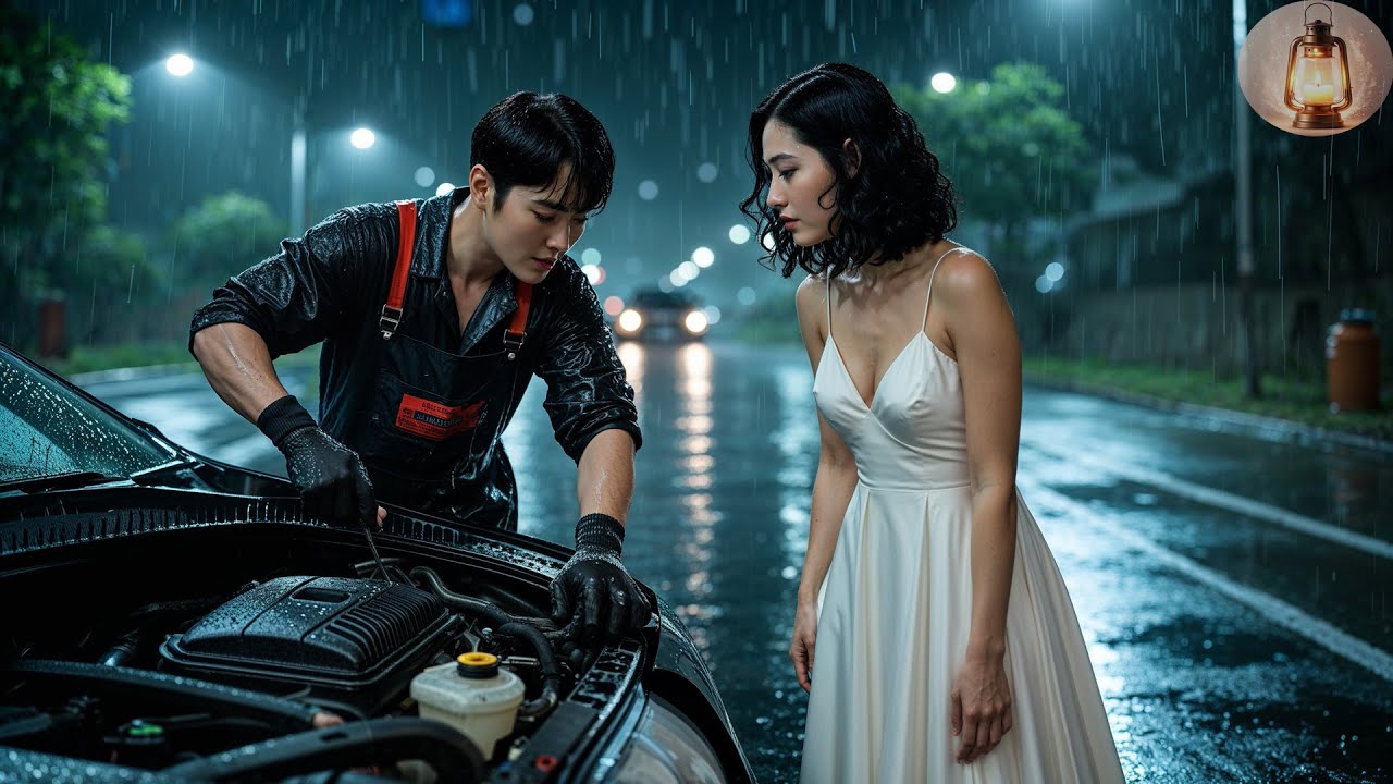 비 속에서 고급차를 고친 가난한 정비공… 3개월 뒤 나타난 여인의 정체에 모두가 충격!