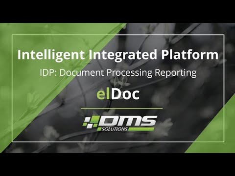 elDoc - Intelligent Document Processing | Reporting | Intelligent OCR
