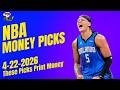 NBA MONEY PICKS for 4-22-2026 – These Picks Print Money