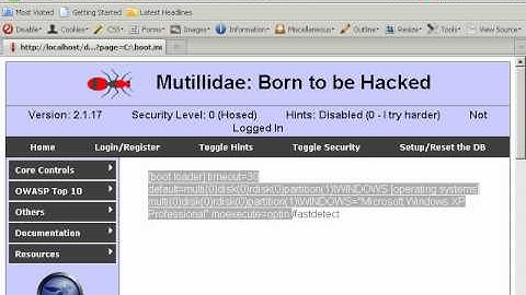 Local File Include with Access log