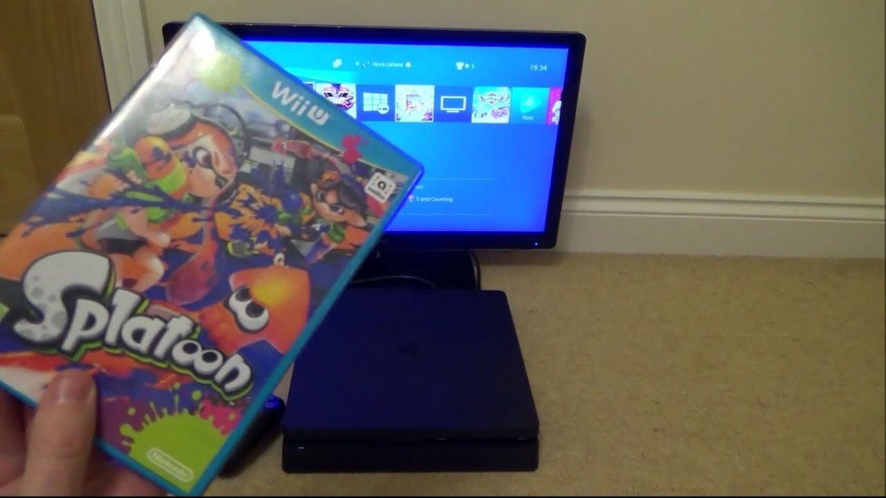 What Happens When You Put A Nintendo Wii U Game In A Ps4 Youtube