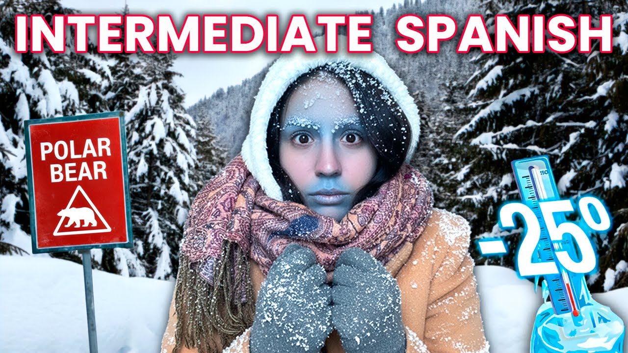 ¡Me estoy congelando! 🥶| Learn SPANISH with this VLOG (Spanish SUBTITLES) 
