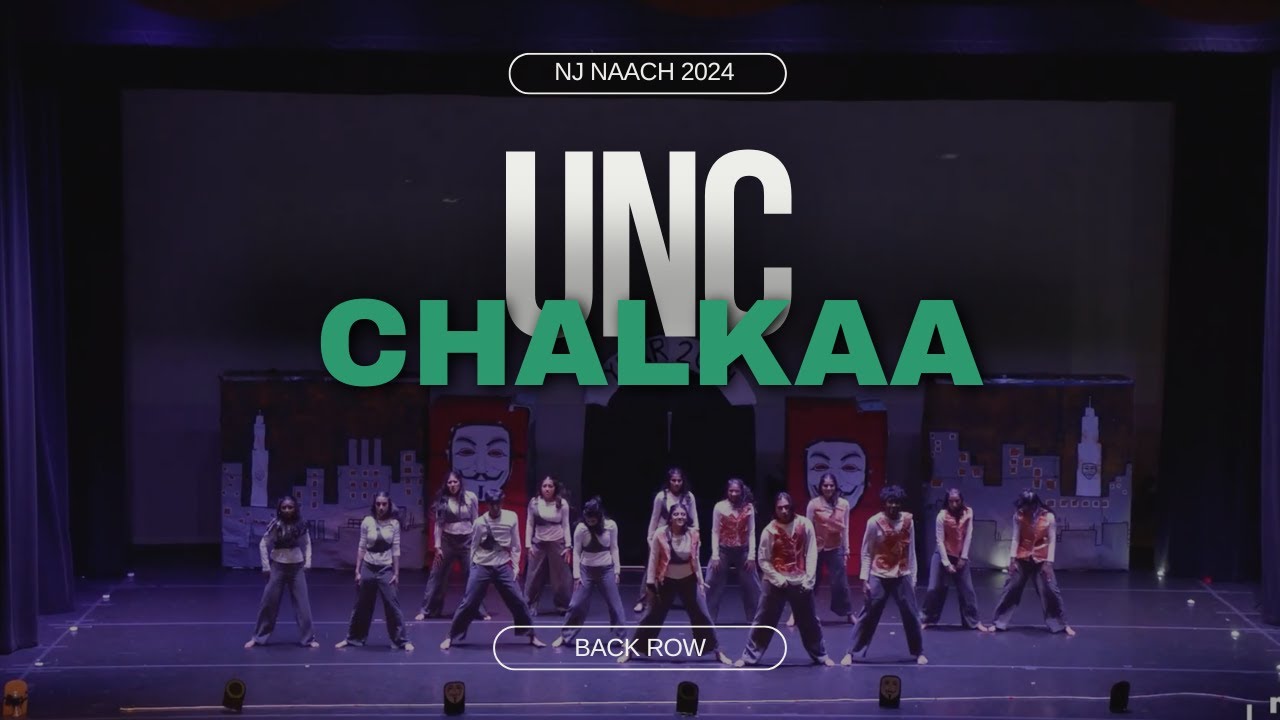 [2ND PLACE] UNC CHALKAA | BACK ROW | NJ NAACH 2025