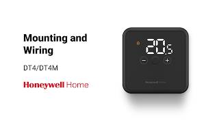How to Mount and Wire the Honeywell Home DT4/DT4M Thermostat