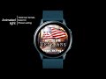 Galaxy Watch - Veterans Day watchface