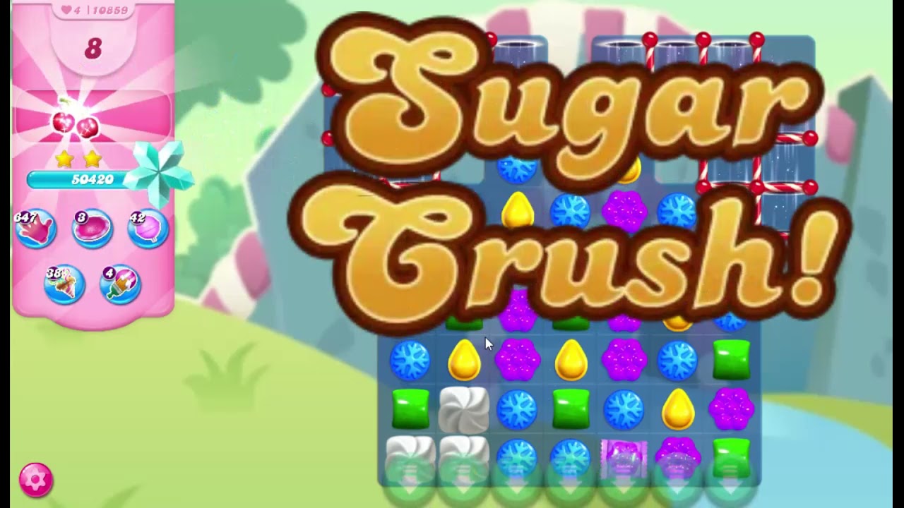 Candy Crush Saga Level 10859 No Boosters