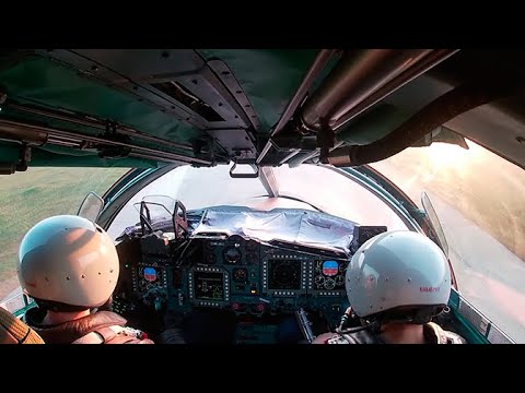 Учения молодых экипажей Су-34 на Урале