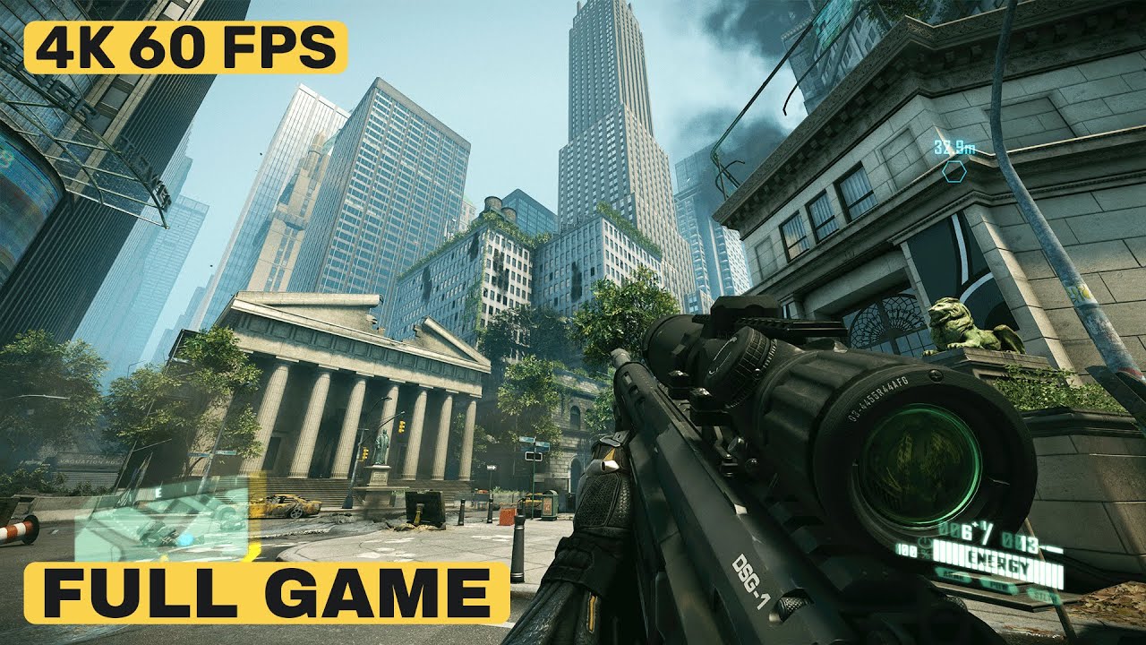 Crysis 2 Remastered — Full Game Walkthrough (Max Graphics, 4K, 60 FPS ...