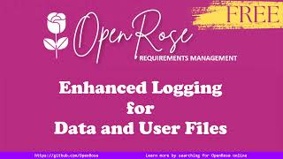 Enhanced Logging for Data and User Files .NET #requirements #content  #blazor #dotnet #technical