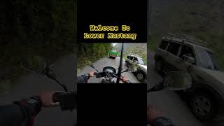Solo Rider in Lower Mustang | Unexpected Accident 😨NepalRide #AdventureRide #TravelShorts #BikerLife