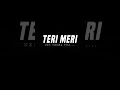 "Teri Meri Prem Kahani Bodyguard" (Video Song) Feat. 'Salman khan' #lyrics #shorts