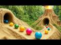 Volcano Marble Run Race ASMR 1000 Marbles Rain Gutter VS Mega Whirlpool ASMR Amakandu 3