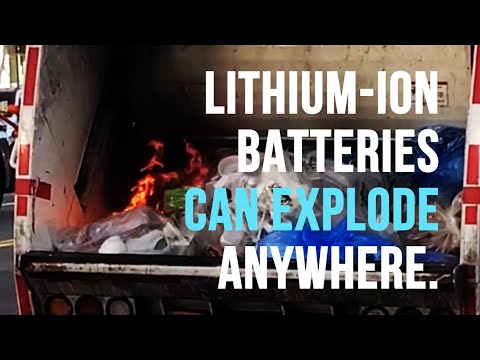 Improperly disposed rechargeable batteries can cause fires — FDNY PSA