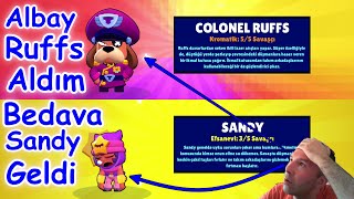 Albay Ruffs Aldim Yaninda Sandy Bedava Geldi̇ Brawl Stars