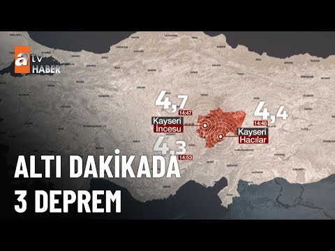Kayseri'de korkutan deprem! - atv Haber 8 Mart 2023