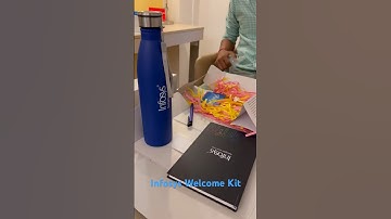 Infosys Welcome kit 2023 Lateral Entry😍💕 Thanks You #infosys #newjobs #welcome Unboxing#unboxing