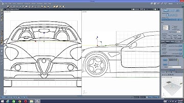 Carrara Car Modeling Tutorial Part 1