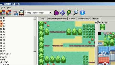 Android gba rom hacking - How to edit world map