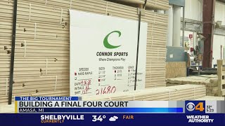 Building a Final Four court