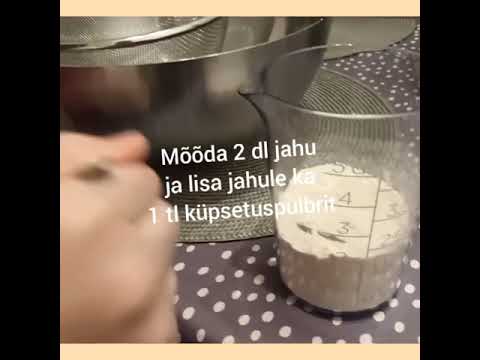 Kuidas teha šokolaadikooki🥧