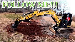 BUILDING A GRAVEL PARKING PAD AND INSTALLING CULVERT | DigginLife21