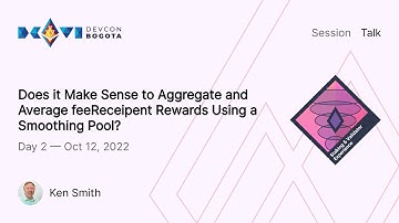 Does it Make Sense to Aggregate and Average feeReceipent Rewards Using a Smoothing Pool by Ken Smith