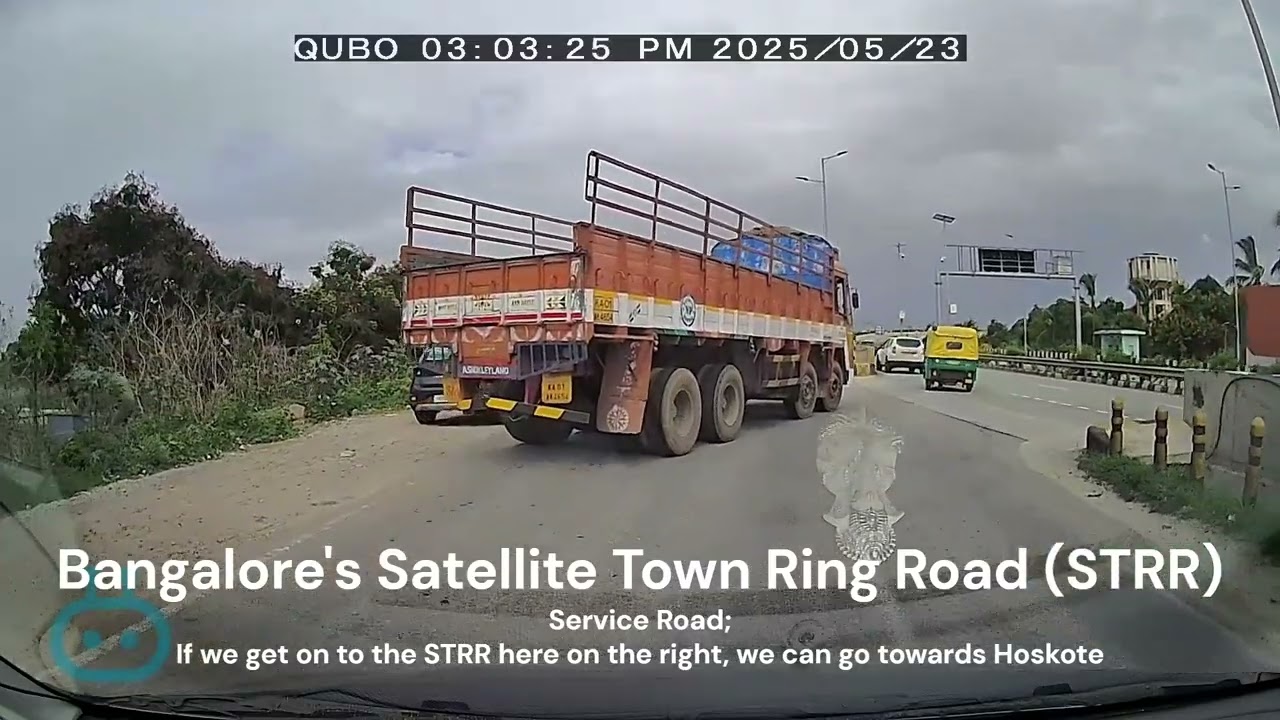 Satellite Town Ring Road (STRR) at Devanahalli, Bangalore