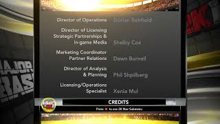 Major League Baseball 2K11 (PC) - Credits