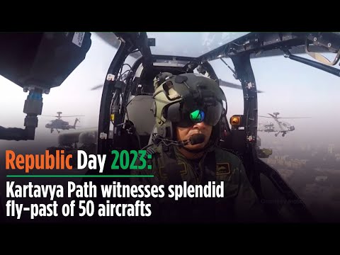 Republic Day 2023: Kartavya Path witnesses splendid fly-past of 50 aircrafts