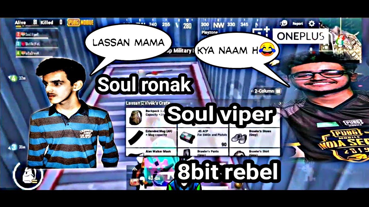 Team Soul killed my team🔥cant stop laughing😂SoulViper SoulRonak 8bitRebel