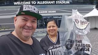 Mini shopping spree at Raider image at  Allegiant stadium and lunch at Raider Tavern