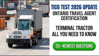 Details Pass the 2026 TICO Exam: Essential Ontario Travel Agent Certification and Terminal Tractor Training Guide