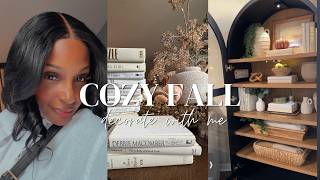 NEW COUCH UPDATE + COZY LIVING ROOM DECORATE WOT ME | CABINET STYLING & HOME DECOR IDEAS 2026