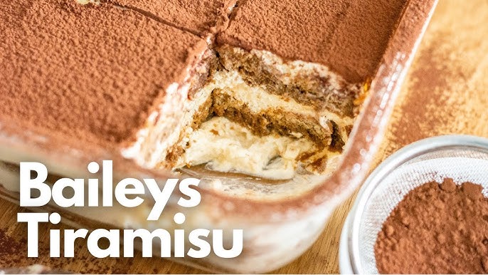 BAILEYS TIRAMISU RECIPE WITH CUSTARD? WHAT?! 