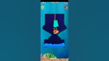 Fish Rescue - pull pin puzzle 🐠🐟- Android/iOS || Level 744 #FishRescue #Shorts
