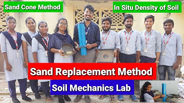 Sand Replacement Method | Soil Mechanics Lab | Elegant Corner | Civil Engineering