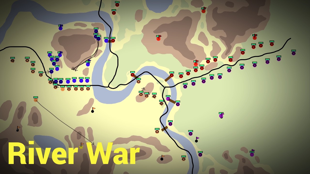 Return of the Blue Empire l War of Dots PvP 4 player