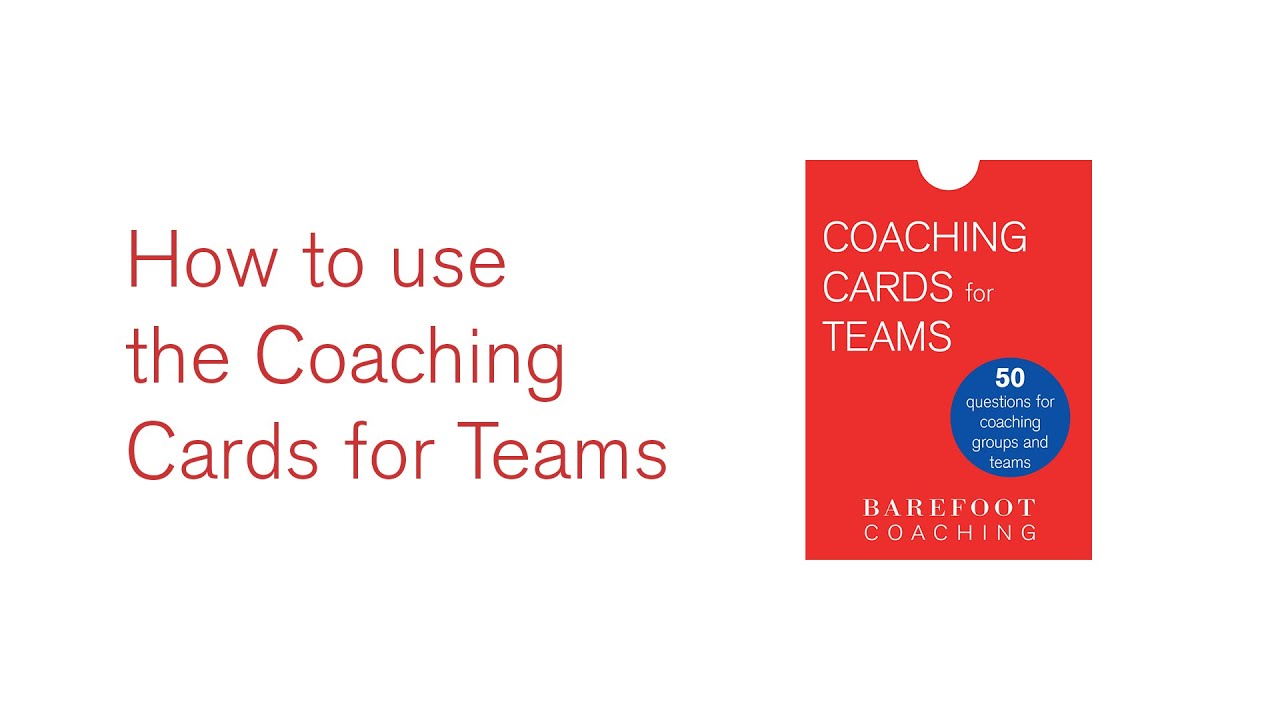 How to Use the Coaching Cards for Teams YouTube
