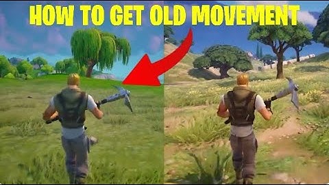 How To GET Old Movement In Fortnite Chapter 5! (OG Movement Back)