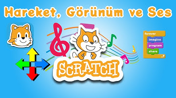 2 - Scratch ile Blok Tabanlı Kodlama - Hareket, Görünüm ve Ses Blokları | Adım Adım Uygulamalı