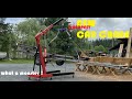 Lifting an trailer with my new car crane - Lets check it
