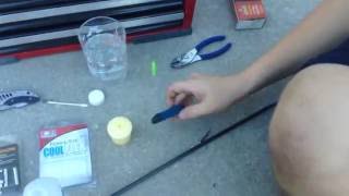 How to put an insert in an arrow