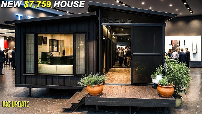 Elon Musk Unveils 2026 Tesla Tiny House: The Internet Can't Stop Talking! - YouTube