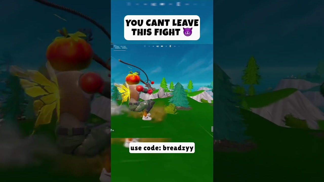 YOU CANT LEAVE THIS FIGHT 😂