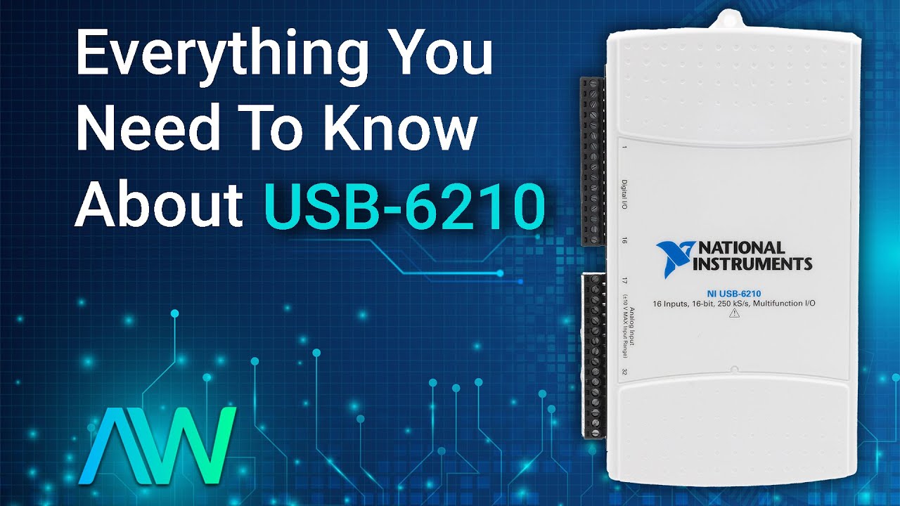 The Key Features of the National Instruments USB-6210 - YouTube