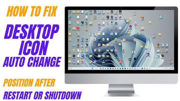 how to fixed Desktop icons change place or position | desktop icons changed automatically 2023