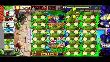 Plants vs. Zombies Puzzle - Last Stand Endless (Part 5: 20 cobs) - Flags 351 to 360