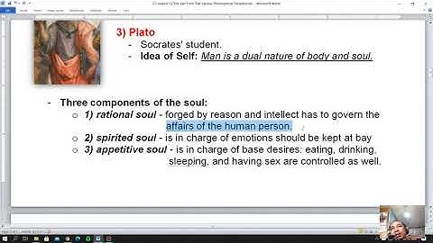 Psych 101 - Lesson 1 - The Self From The Various Philosophical Perspectives - Part 1