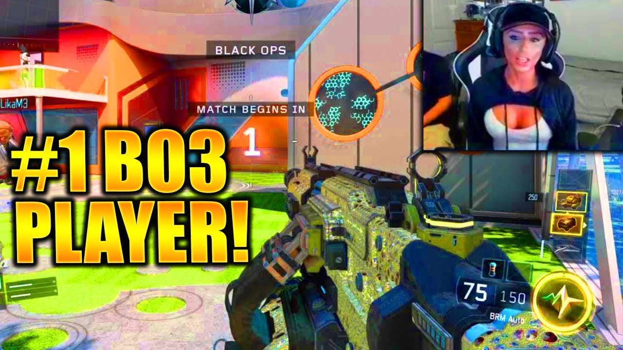my reaction to the #1 BO3 GIRL GAMER!
